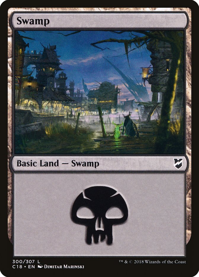 Swamp (300) [Commander 2018] Magic: The Gathering