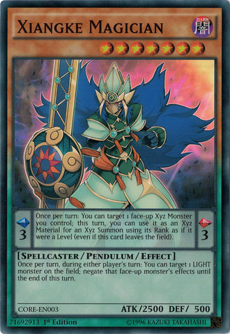 Xiangke Magician [CORE-EN003] Super Rare Yu-Gi-Oh!