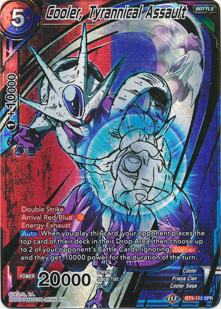 Cooler, Tyrannical Assault (SPR) (BT9-103) [Universal Onslaught] Dragon Ball Super