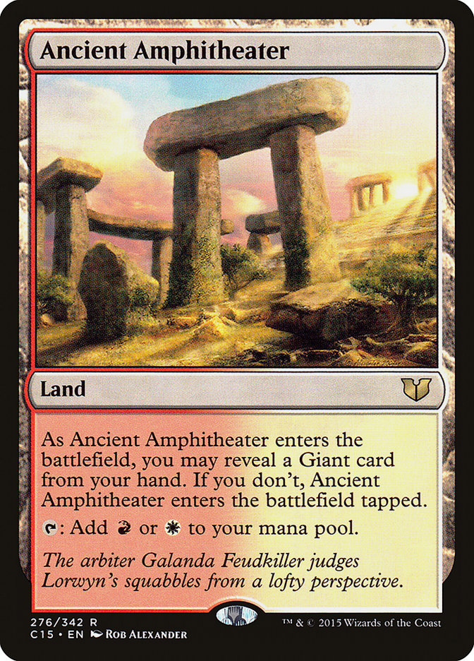 Ancient Amphitheater [Commander 2015] Magic: The Gathering