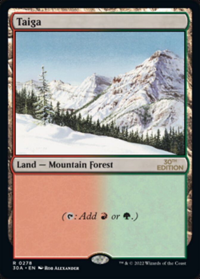Taiga [30th Anniversary Edition] Magic: The Gathering