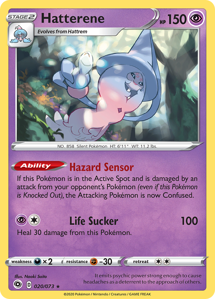 Hatterene (020/073) [Sword & Shield: Champion's Path] Pokémon