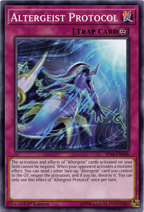 Altergeist Protocol [SP18-EN048] Common Yu-Gi-Oh!