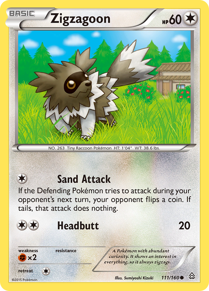 Zigzagoon (111/160) [XY: Primal Clash] Pokémon