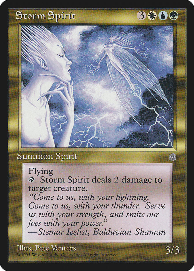 Storm Spirit [Ice Age] Magic: The Gathering