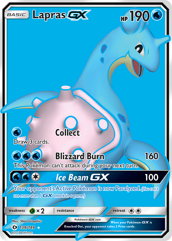 Lapras GX (139/149) [Sun & Moon: Base Set] Pokémon