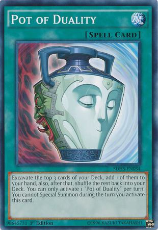 Pot of Duality [SDHS-EN034] Common Yu-Gi-Oh!