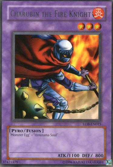 Charubin the Fire Knight [LOB-EN015] Rare Yu-Gi-Oh!