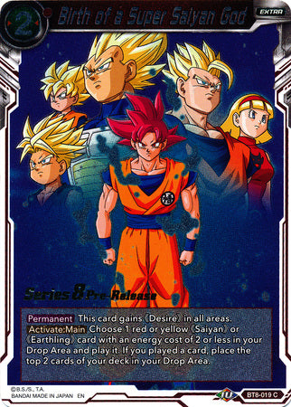 Birth of a Super Saiyan God (BT8-019_PR) [Malicious Machinations Prerelease Promos] Dragon Ball Super