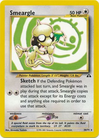 Smeargle (30/75) [Neo Discovery Unlimited] Pokémon