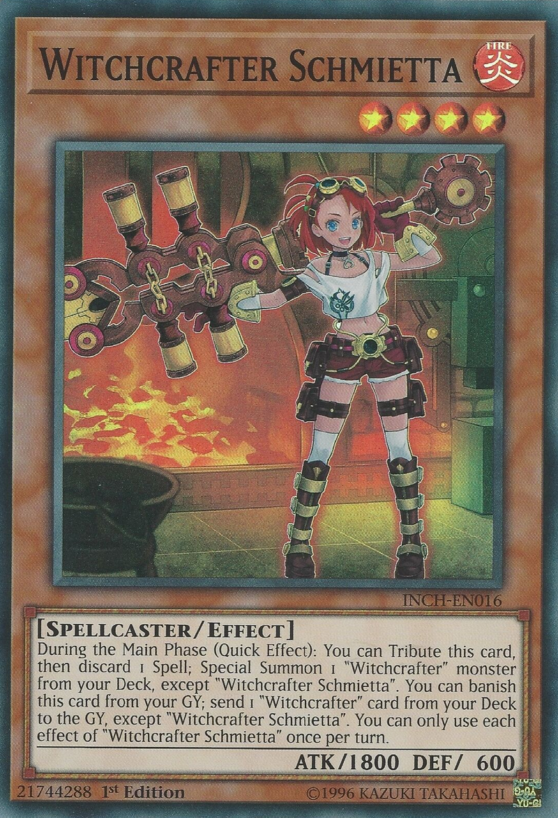 Witchcrafter Schmietta [INCH-EN016] Super Rare Yu-Gi-Oh!