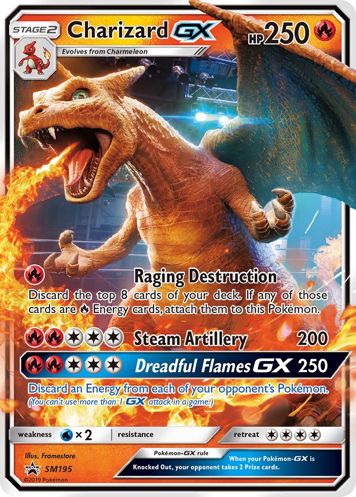 Charizard GX (SM195) [Sun & Moon: Black Star Promos] Pokémon