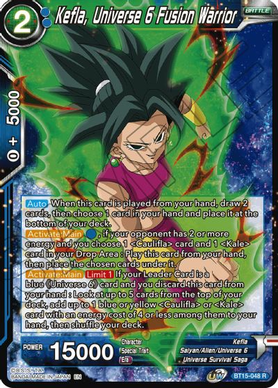 Kefla, Universe 6 Fusion Warrior (BT15-048) [Saiyan Showdown] Dragon Ball Super