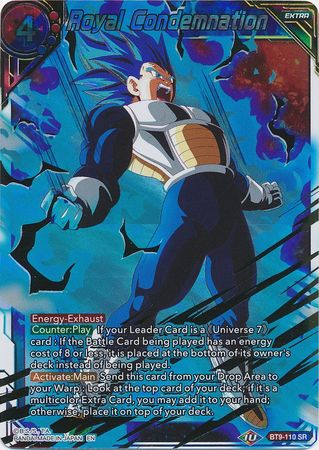 Royal Condemnation (BT9-110) [Universal Onslaught] Dragon Ball Super