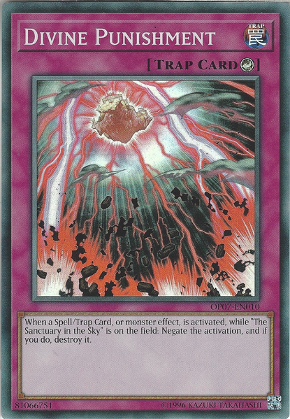 Divine Punishment [OP07-EN010] Super Rare Yu-Gi-Oh!