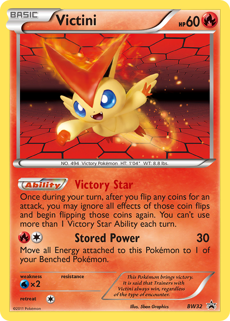 Victini (BW32) [Black & White: Black Star Promos] Pokémon