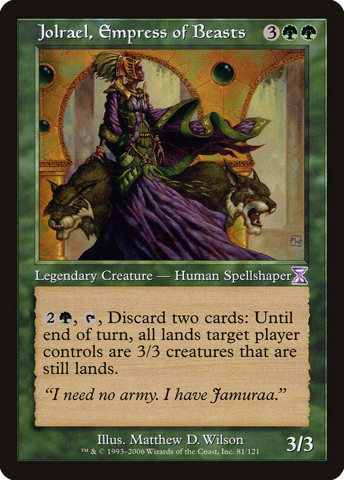 Jolrael, Empress of Beasts [Time Spiral Timeshifted] Magic: The Gathering