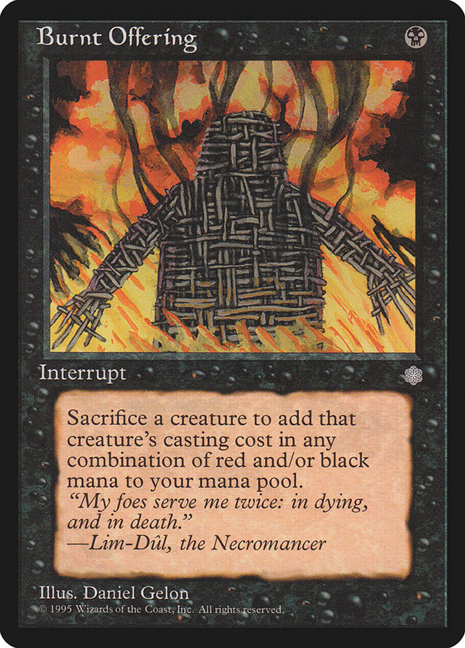 Burnt Offering [Ice Age] Magic: The Gathering