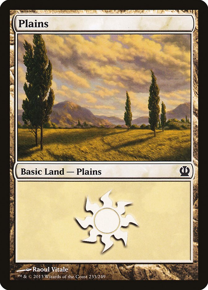 Plains (233) [Theros] Magic: The Gathering