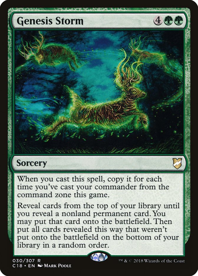 Genesis Storm [Commander 2018] Magic: The Gathering