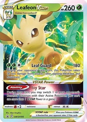 Leafeon VSTAR (SWSH195) [Sword & Shield: Black Star Promos] Pokémon