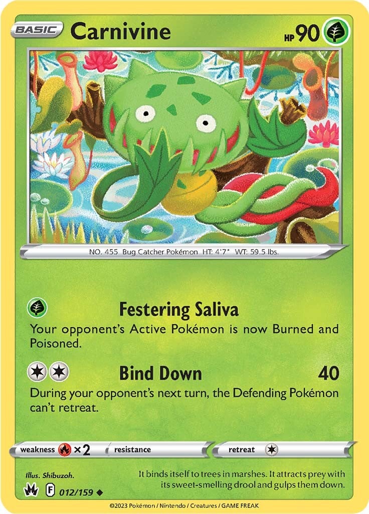 Carnivine (012/159) [Sword & Shield: Crown Zenith] Pokémon