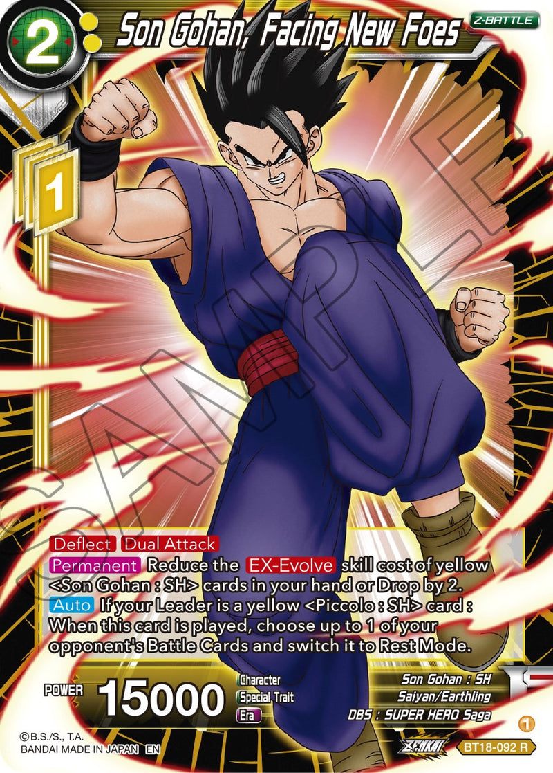 Son Gohan, Facing New Foes (BT18-092) [Dawn of the Z-Legends] Dragon Ball Super