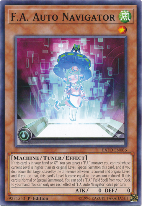 F.A. Auto Navigator [EXFO-EN086] Common Yu-Gi-Oh!