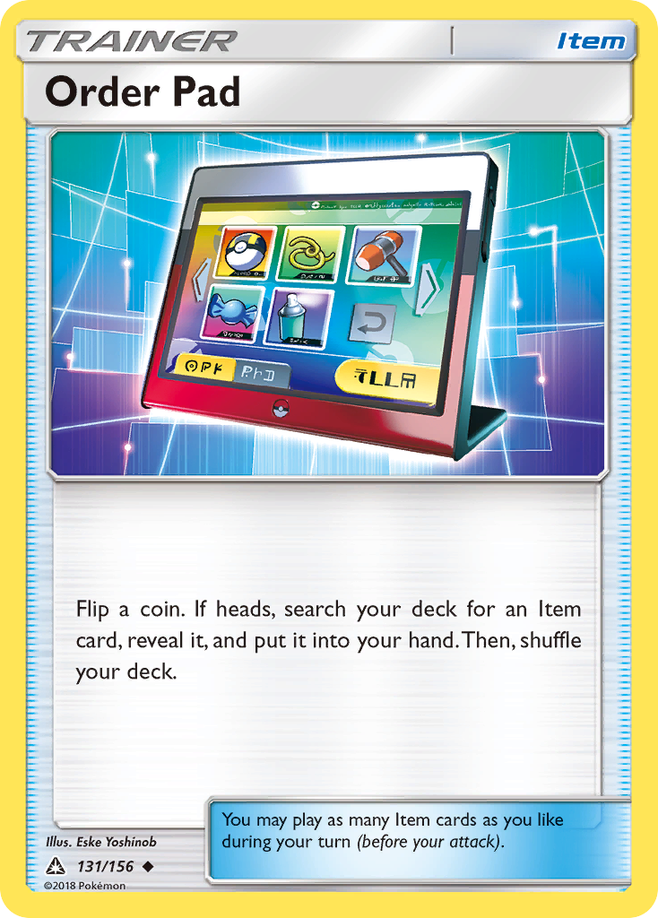 Order Pad (131/156) [Sun & Moon: Ultra Prism] Pokémon