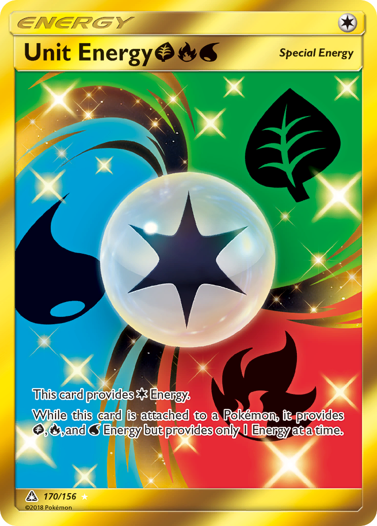 Unit Energy (170/156) (Grass, Fire, Water) [Sun & Moon: Ultra Prism] Pokémon