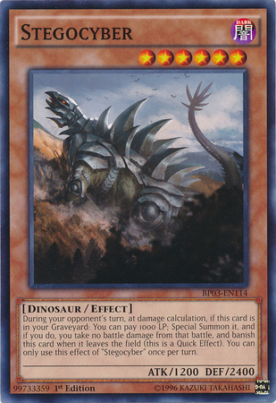 Stegocyber [BP03-EN114] Common Yu-Gi-Oh!