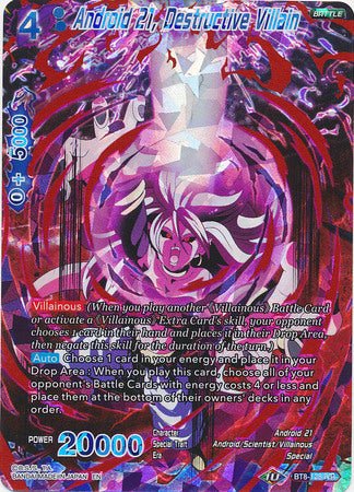 Android 21, Destructive Villain (BT8-128) [Malicious Machinations] Dragon Ball Super