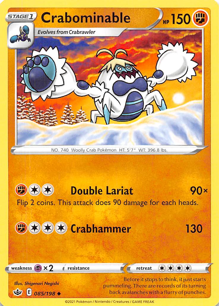 Crabominable (085/198) [Sword & Shield: Chilling Reign] Pokémon