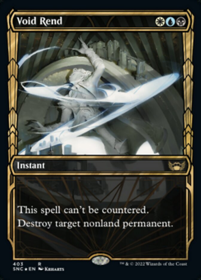 Void Rend (Showcase Golden Age Gilded Foil) [Streets of New Capenna] Magic: The Gathering