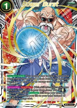 Power Burst (Gold Stamped) (BT5-115) [Mythic Booster] Dragon Ball Super