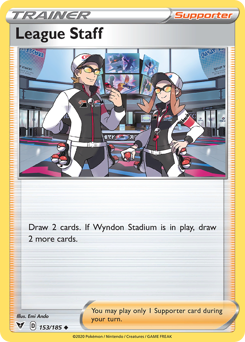 League Staff (153/185) [Sword & Shield: Vivid Voltage] Pokémon