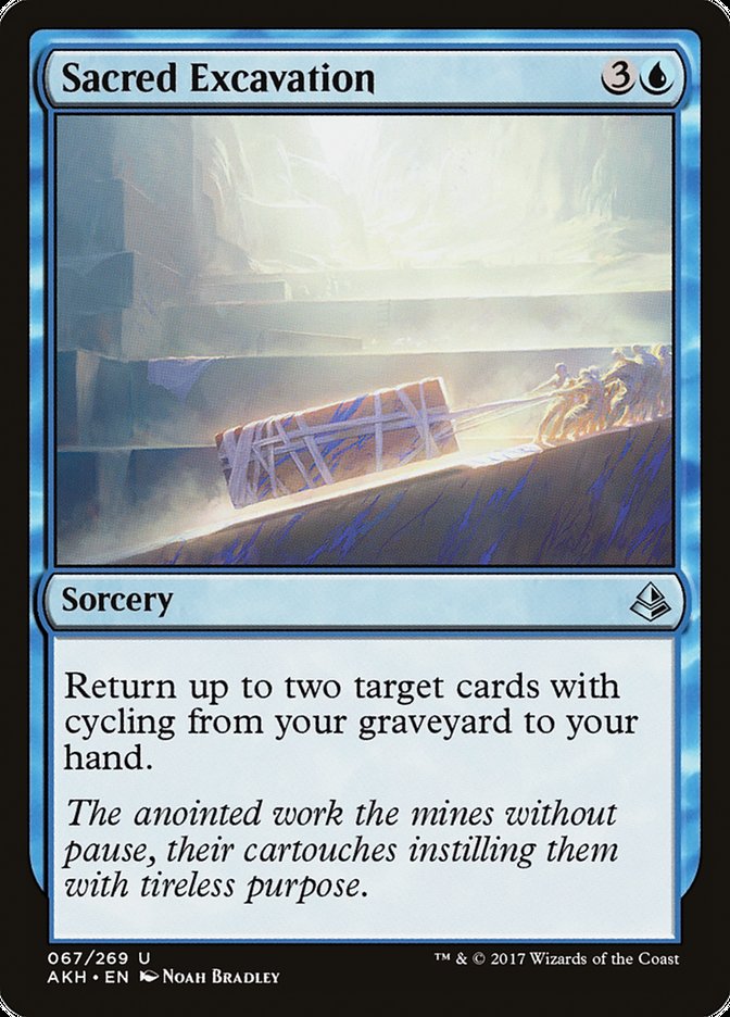 Sacred Excavation [Amonkhet] Magic: The Gathering