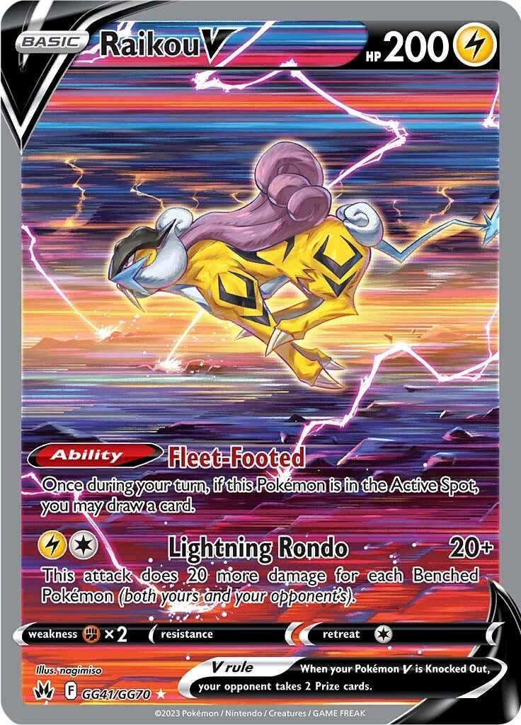 Raikou V (GG41/GG70) [Sword & Shield: Crown Zenith] Pokémon