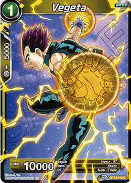 Vegeta (BT14-102) (BT14-102) [Cross Spirits] Dragon Ball Super