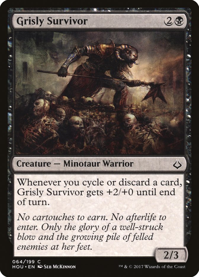 Grisly Survivor [Hour of Devastation] Magic: The Gathering