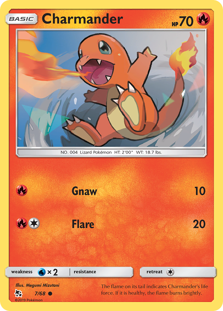 Charmander (7/68) [Sun & Moon: Hidden Fates] Pokémon