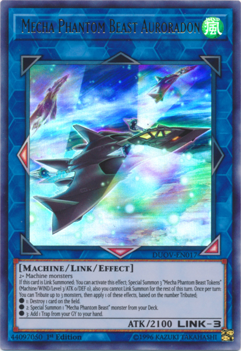 Mecha Phantom Beast Auroradon [DUOV-EN017] Ultra Rare Yu-Gi-Oh!