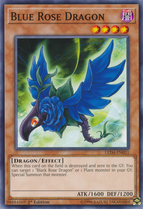 Blue Rose Dragon [LED4-EN031] Common Yu-Gi-Oh!