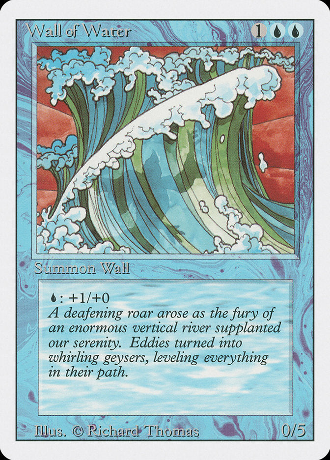 Wall of Water [Revised Edition] Magic: The Gathering