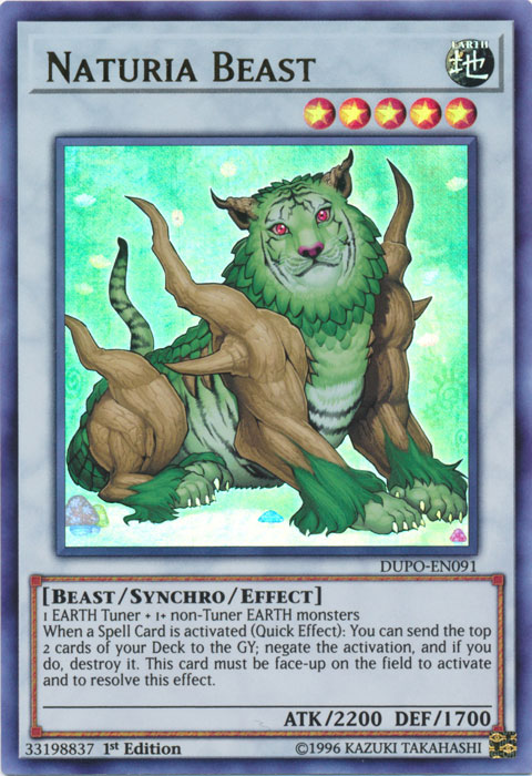 Naturia Beast [DUPO-EN091] Ultra Rare Yu-Gi-Oh!