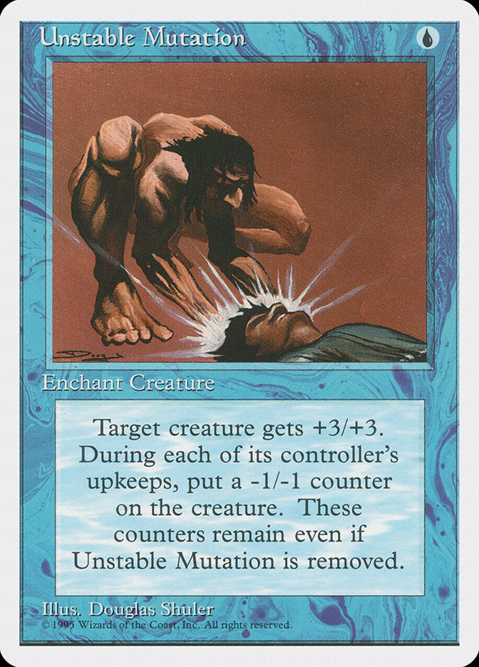 Unstable Mutation [Fourth Edition] Magic: The Gathering