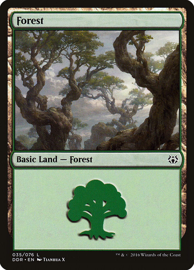 Forest (35) [Duel Decks: Nissa vs. Ob Nixilis] Magic: The Gathering