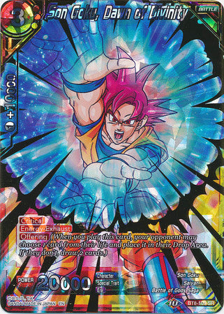 Son Goku, Dawn of Divinity (BT8-109) [Malicious Machinations] Dragon Ball Super