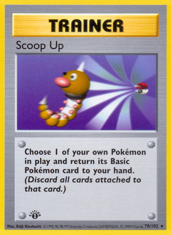 Scoop Up (78/102) (Shadowless) [Base Set 1st Edition] Pokémon