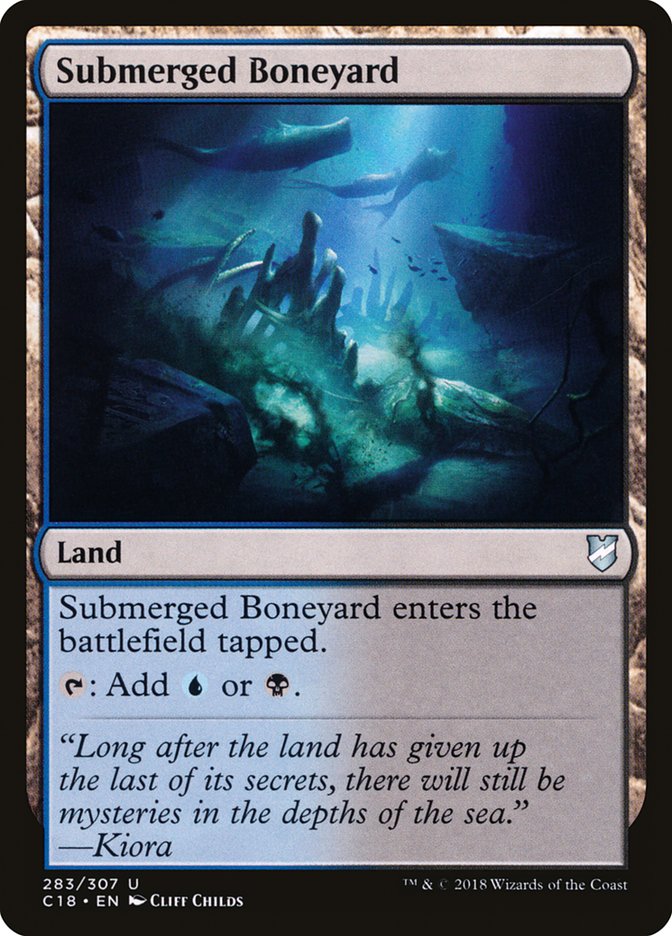 Submerged Boneyard [Commander 2018] Magic: The Gathering